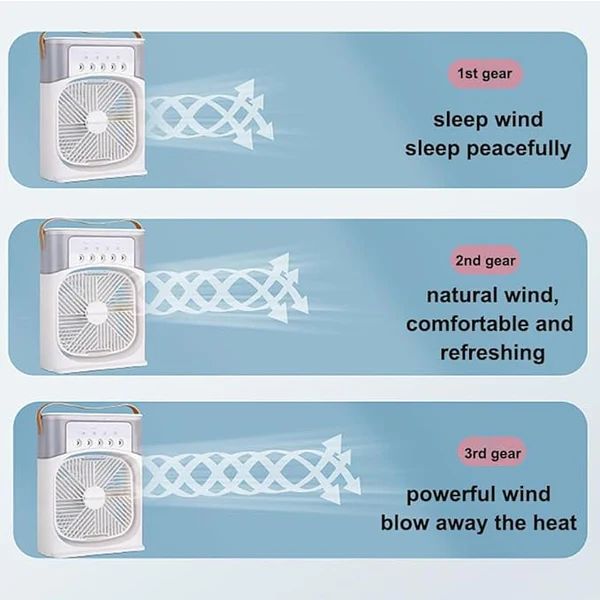 Portable Cooling Fan With Ice