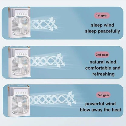 Portable Cooling Fan With Ice