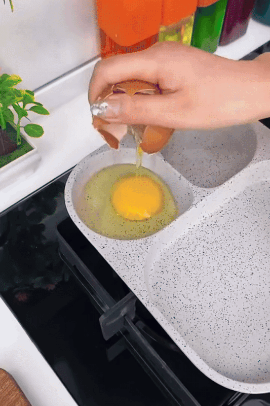 3 in 1 Frying Pan -Non Stick - مقلاة حجرية طبية غير لاصقة